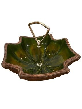 California Pottery sequoia mid century modern nut dish